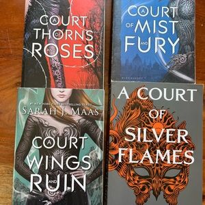 OOP Paperback A Court of Thorns and Roses Series by Sarah J Maas